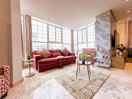 شقق فاخرة في برج المسارات Džidda Apartmán